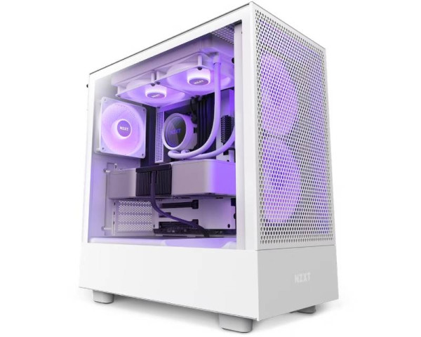 NZXT H5 Flow RGB Gaming kućište belo (CC-H51FW-R1) (CAS02270)