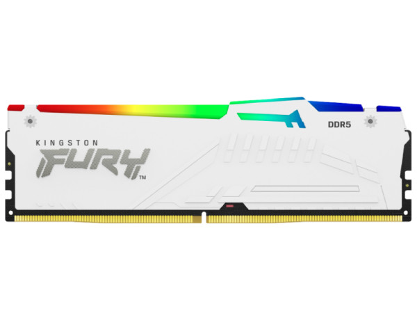 KINGSTON DIMM DDR5 16GB 6800MT s KF568C34BWEA-16 FURY Beast White RGB EXPO (MEM02582)