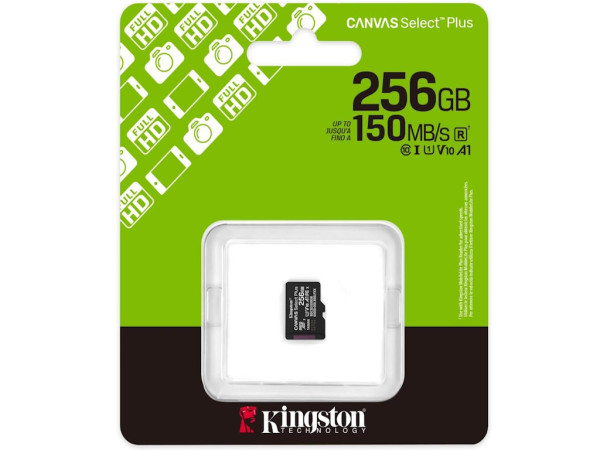 Memorije kartice KINGSTON SDCS3/256GBSP/microSD/256GB/UHS U1/100 MB/s-85MB/s (SDCS3/256GBSP)