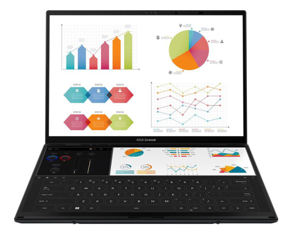 ASUS Zenbook 14 DUO OLED  UX8406MA-QL056W (14 inča FHD, Ultra 7 155H, 16GB, SSD 1TB, Win11 Home) laptop bulk (NOT25502)