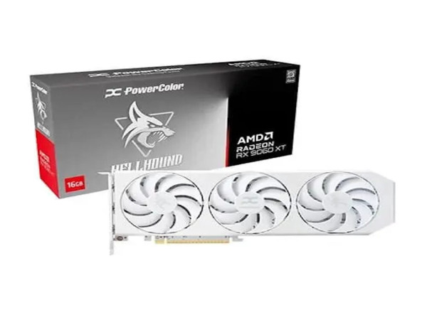 Graficka karta POWER COLOR RX 9060 XT 16G-L Hellhound AMD/16GB/GDDR6/128bit/bela (RX9060XT 16G-L/OC/WH)