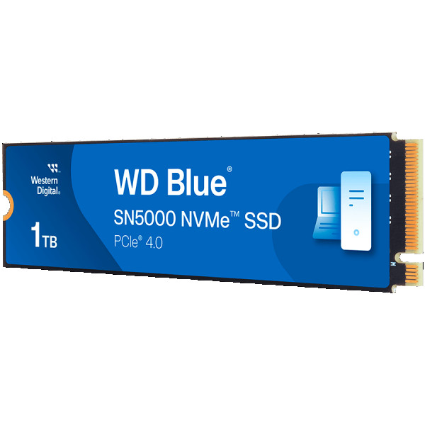 SSD WD Blue SN5000 NVMe (M.2 2280, 1TB, PCIe Gen4 16GT s, up to 4 Lanes) ( WDS100T4B0E-00CNZ0 )