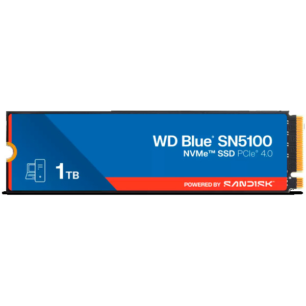 SSD WD Blue SN5100 (M.2, 1TB, PCIE GEN 4.0 x4 NVMe) ( WDS100T5B0E-00CPE0 )