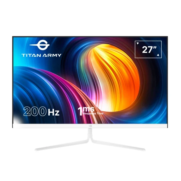 Monitor 27 Titan Army 27G2R2-W 2560x1440 QHD IPS 1ms 200Hz HDMI DP HDR400 AMD FreeSync G-Sync Beli