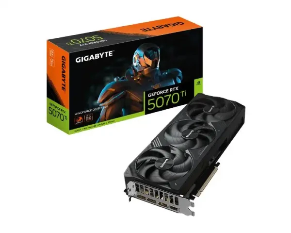 Graficka karta Gigabyte GeForce RTX 5070 Ti WINDFORCE  SFF 16G