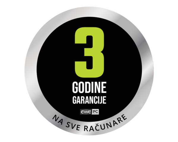 EWE PC AMD OFFICE računar Ryzen 3 3200G 16GB 512GB (RAC27654)