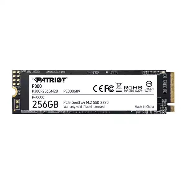 SSD M.2 NVMe 256GB Patriot P300 1700MBs 1100MBs P300P256GM28