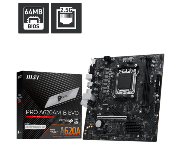 MSI PRO A620AM-B EVO matična ploča(PLO03823)