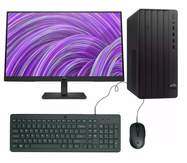 HP 290 G9 TWR i7-14700 16GB DDR4 M.2 1TB 180W M+T DVD-RW HP S3 Pro 22'' C80WWAT