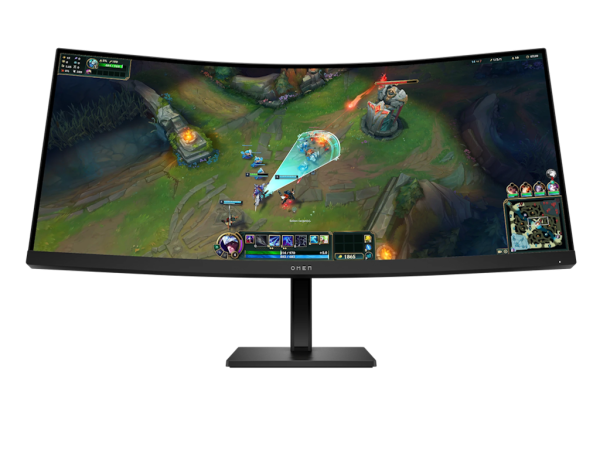 Monitor HP Omen 34c Gaming 34''/VA zakrivljen 1500R/3440x1440/180Hz/1ms/2HDMI,DP/VESA/visina/zvucn/2g (AV4C1E9#ABB)