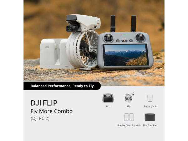 Dron DJI Flip Fly More Combo (DJI RC2) (CP.FP.00000181.01)