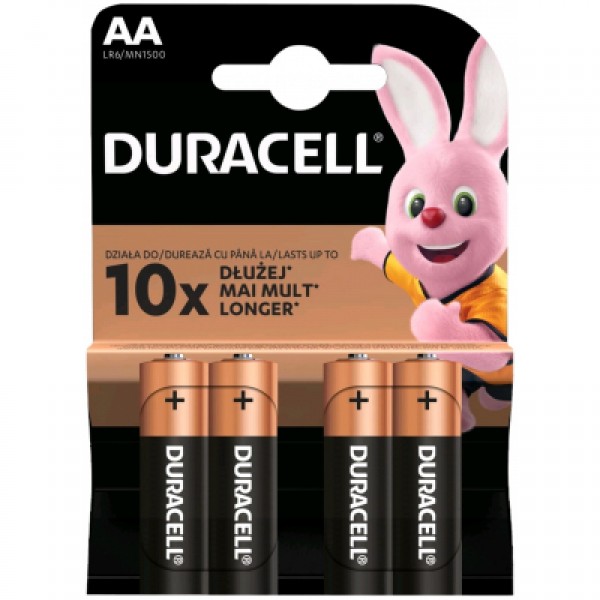 BATERIJE DURACELL ALKALNE AA 4kom