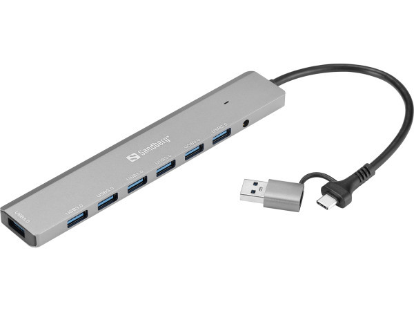 USB HUB Sandberg 136-66 USB-A USB-C 7 port USB 3.0