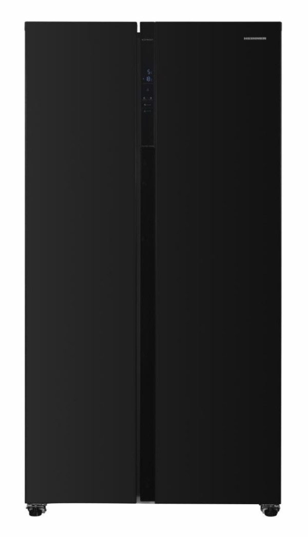 SBS frižider HEINNER HSBS-H442NFBKE++  442l NoFrost 90x177 Inverter crni
