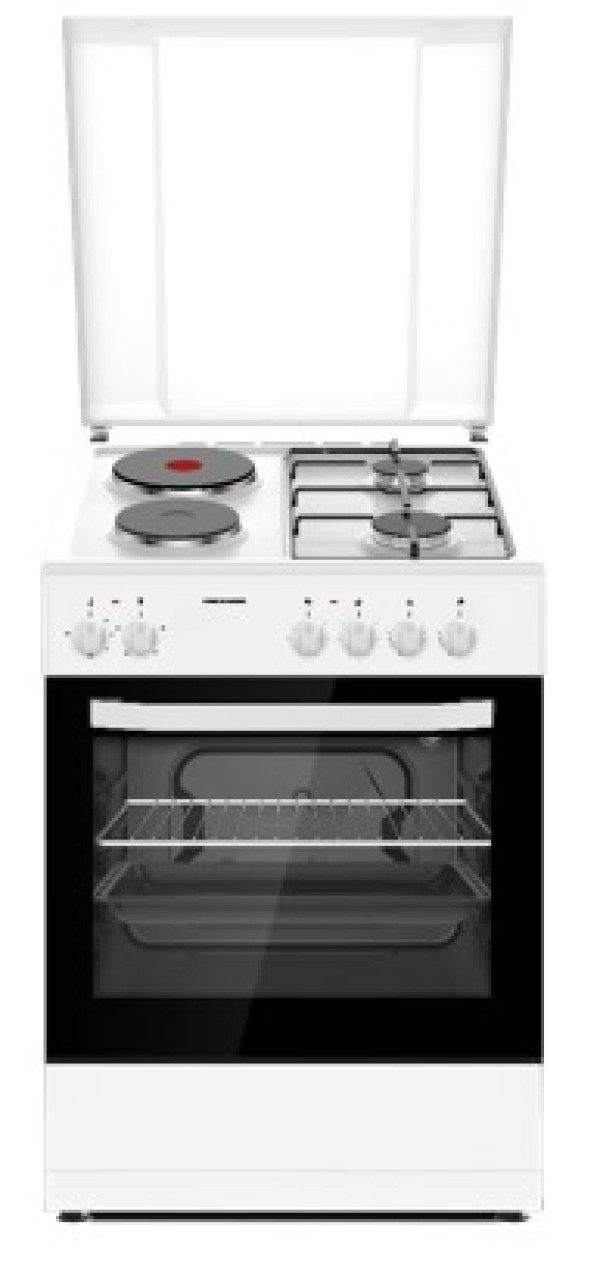 Kombinovani štednjak HEINNER HFSC-S56E2HSWH 2xstruja 2xGas 50cm