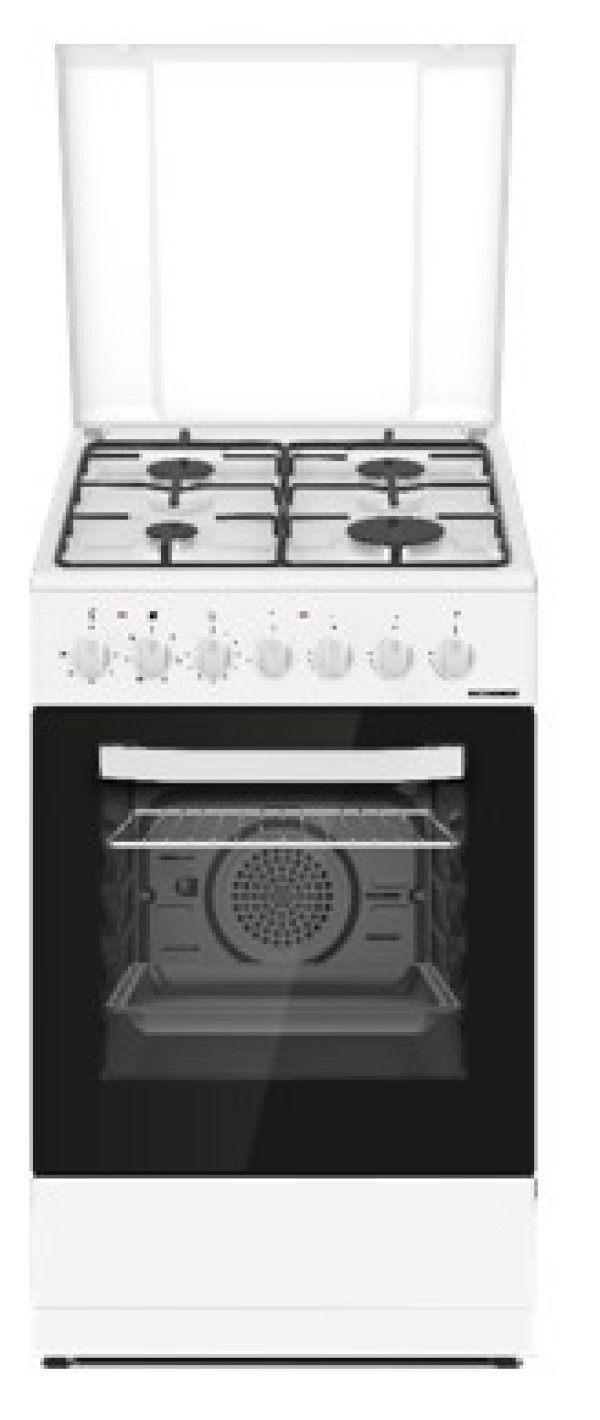 Kombinovani štednjak HEINNER HFSC-S60LITGC-WH 4xGas ventilator 60cm