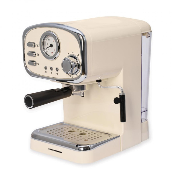 Espresso aparat HEINNER Retro HEM-1100CR 15bar 1,25l