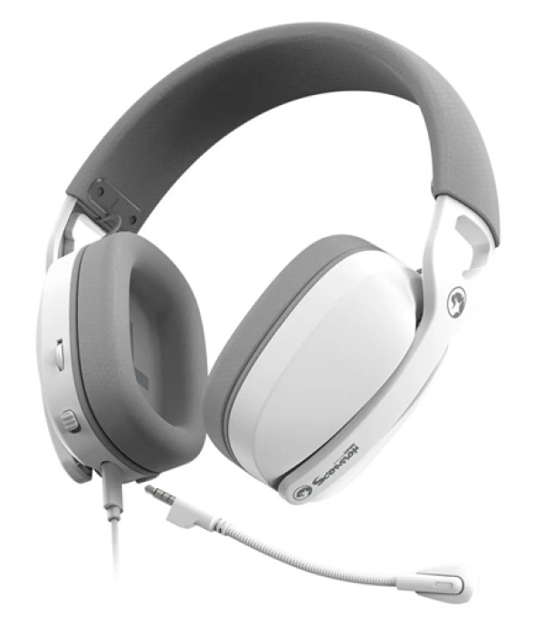 Slušalice USB Marvo 7.1 HG9086 gejmerske sa odvojivim mikrofonom i RGB osvetljenjem bele