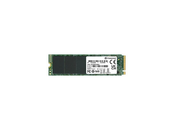 SSD Transcend 500GB, M.2 2280, PCIe Gen3x4, NVMe, QLC, DRAM-less (TS500GMTE110Q)