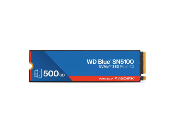SSD WD Blue SN5100 500GB M.2 2280 PCIe Gen4 x4 NVMe QLC 3D (WDS500G5B0E-00CPE0)