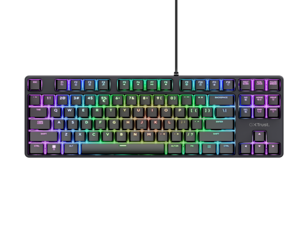 Tastatura TRUST  GXT864 CADA TKL GAMING KEYBOARD US (25724)