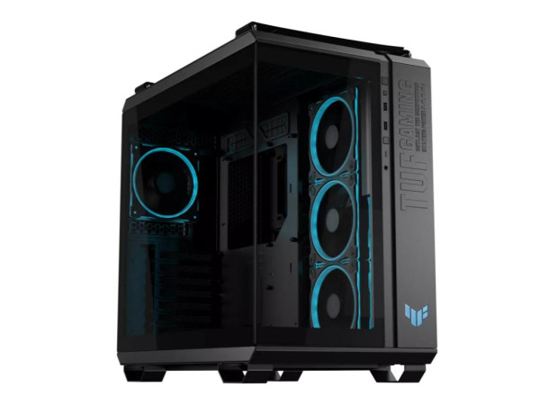 Kucište ASUS TUF GAMING GT502 HORIZON TG Mid Tower/ATX/Micro-ATX/Mini-ITX/kaljeno staklo/ARGB/crna (90DC0090-B19020)