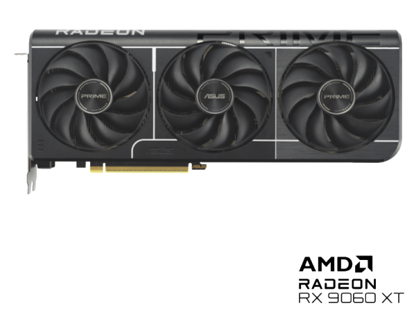 Graficka karta ASUS PRIME-RX9060XT-O16G AMD/16GB/GDDR6/128bit/crna   (PRIME-RX9060XT-O16G)