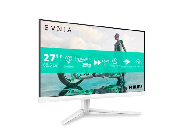 Monitor PHILIPS 27M2N3501PA/00 27''/IPS/2560x1440/260Hz/1ms GtG/HDMIx2,DP/Adaptive sync/Pivot/bela (27M2N3501PA/00)