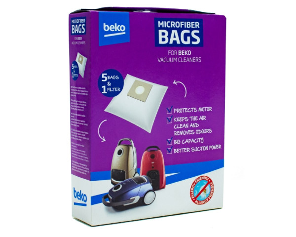 BEKO Kese za VC usisivač ljubičasta paket 5+1  (APA01129)