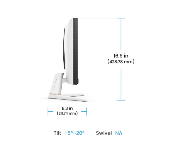 BENQ 24.5 inča EX251 FHD 1920x1080 IPS 220 Hz HDR10 Gaming beli monitor (MON03529)