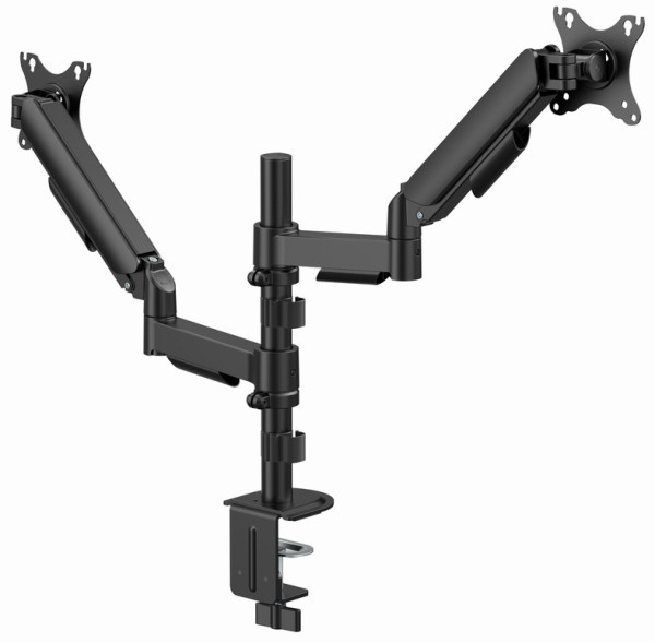 MA-DA2P-02 Gembird Podesivi dupli stoni drzac za monitor, tilt, 17-32 max.9kg