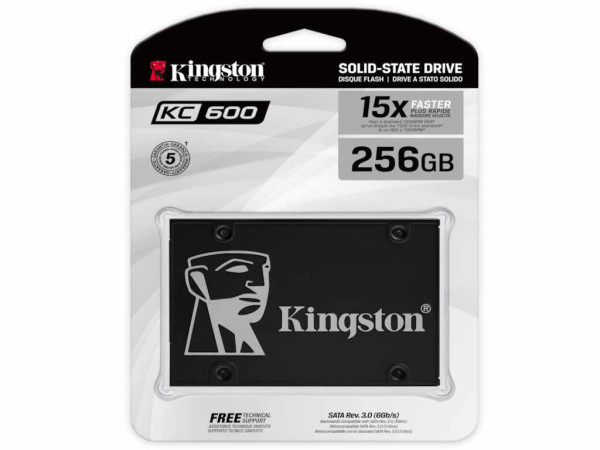 SSD KINGSTON KC600 256GB/2.5''/SATA 3/crna (SKC600/256G.E)
