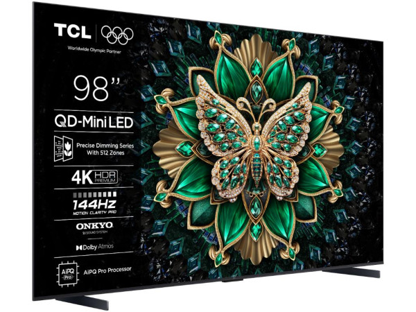 Televizor TCL 98C6K/MiniLED-QLED/98''/4K UHD/144Hz/Google TV/crna (98C6K)