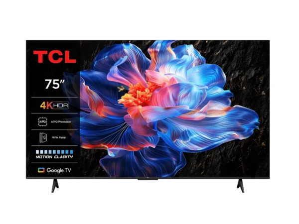 Televizor TCL 75P6K/DLED/75''/4K UHD/60Hz/Google TV/crna (75P6K)
