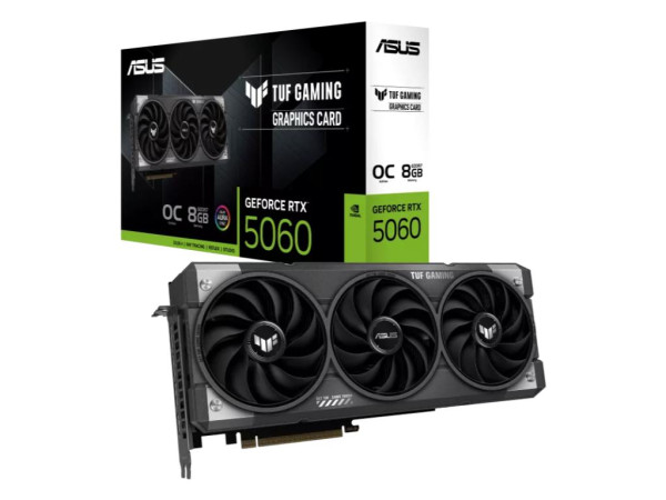 Graficka karta ASUS TUF-RTX5060-O8G-GAMING NVD/8GB/GDDR7/128bit/crna (TUF-RTX5060-O8G 1.0)