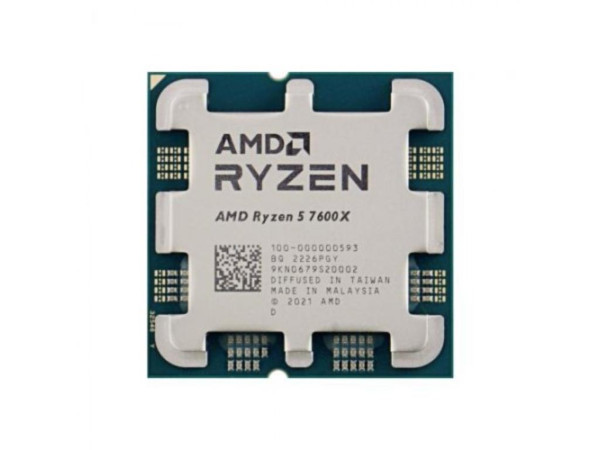 Procesor AMD Ryzen 5 7600X 6C/12T/4.7GHz/38MB/105W/AM5/TRAY (AW100000000593)