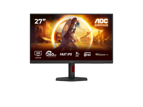 Monitor AOC Q27G4ZR 27''/IPS/2560X1440/260Hz/1ms GtG/HDMIx2,DP/G-sync/VESA/Pivot,Visina/zvucnici/crna (Q27G4ZR)