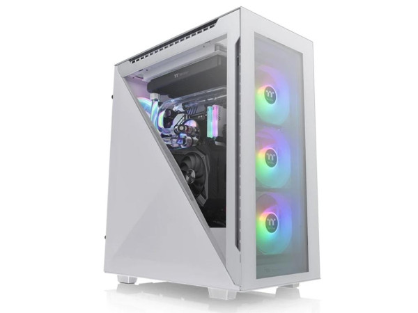 Kucište THERMALTAKE DIVIDER 500 TG ARGB Midi Tower/ATX/Mikro ATX/Mini-ITX/bez napajanja/bela (CA-1T4-00M6WN-01)