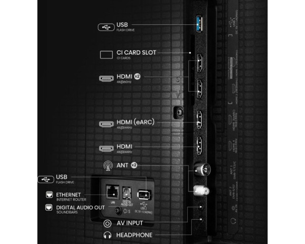 HISENSE 75 inča 75E8Q Mini-LED 4K UHD Smart TV (TVZ02848)
