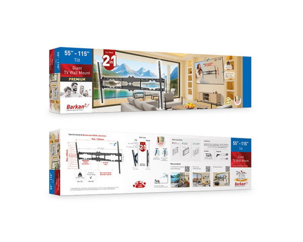 BARKAN BM510 LCD TV zidni nosač od 55 do 100 inča (TVZ02943)