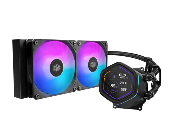 COOLER MASTER MasterLiquid Core Nex Digital 240 ARGB crno vodeno hlađenje (MLX-D24M-A18PA-RD) (CPU01884)