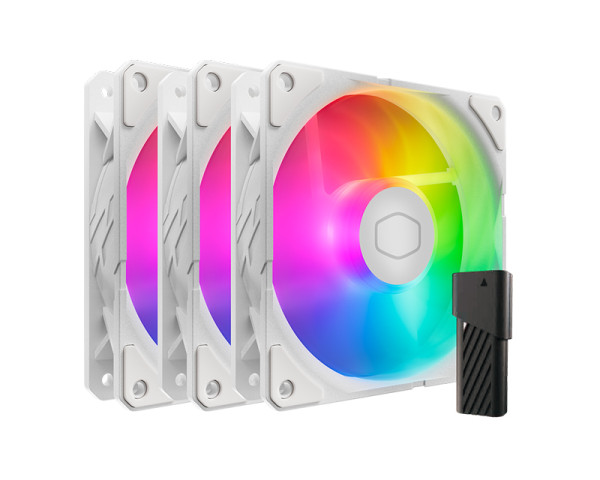 COOLER MASTER SickleFlow Edge 120 ARGB set 3 ventilatora i kontroler (MFX-B2DW-253P2-R2) (CAS02987)