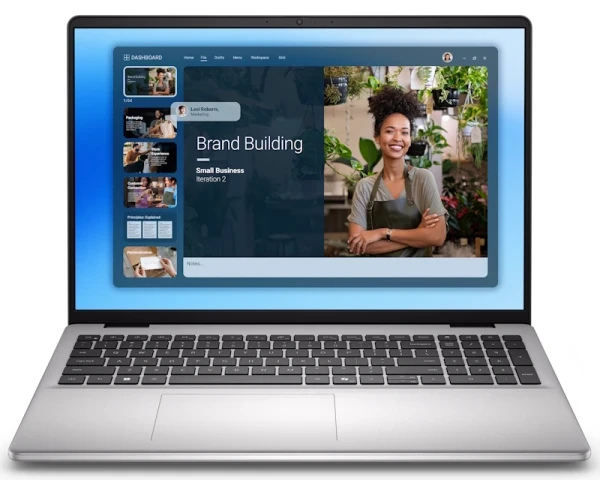 Laptop Dell DC16251 16 FHD+ Touch Core 5-120U 8GB NVMe 512GB Win11 home mealni silver