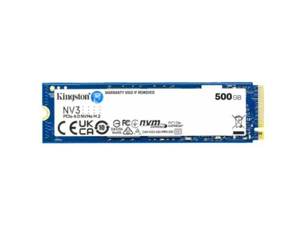SSD KINGSTON 500GB/interni/M.2/NVMe/crna (SNV3S/500G.E)