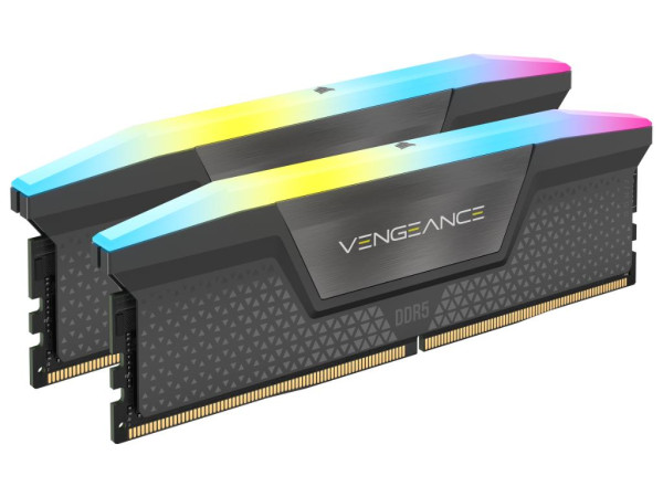 Memorija CORSAIR VENGEANCE 16GB (2x8GB)/DIMM/DDR5/5200MHz/CL40/1.25V/RGB/XMP & EXPO (CMH16GX5M2B5200Z40)
