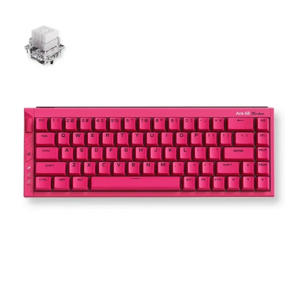 Gaming tastatura MCHOSE Ace 68 Turbo Berry Red Mount Tai Magnetic switch GT