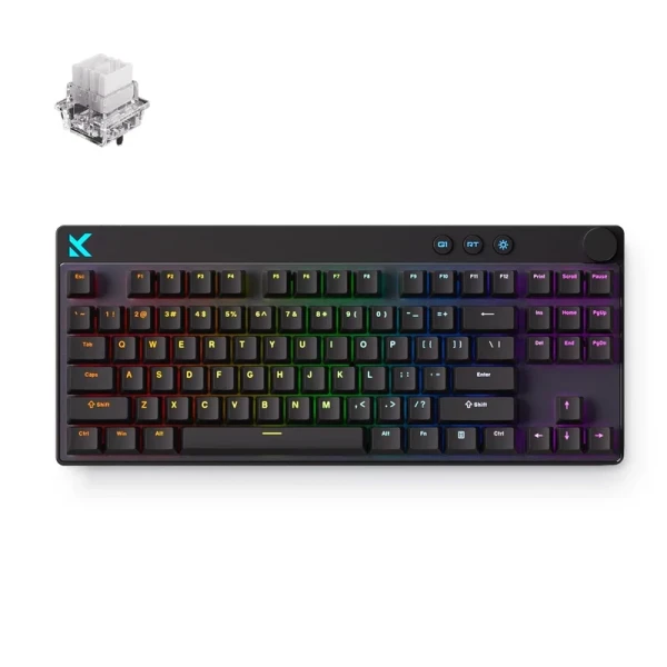 Gaming tastatura MCHOSE Mix 87 Black Mount Tai Magnetic switch GT
