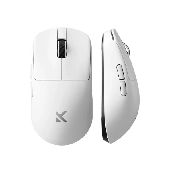 Bežični gaming miš MCHOSE L7 Ultra Plus White  PAW3395 8Hz pooling Kalih Optical