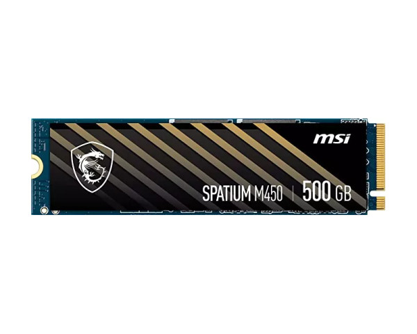 MSI SPATIUM M452 500GB  PCIe 4.0 NVMe M.2 SSD (HDD04444)