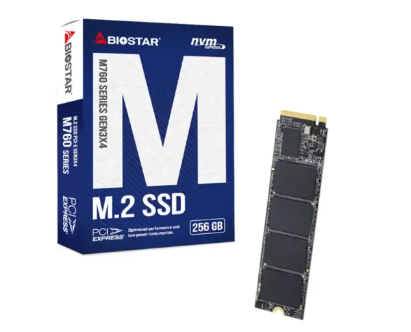 SSD M.2 NVME 256GB Biostar 2800MBs 1150MBs M760